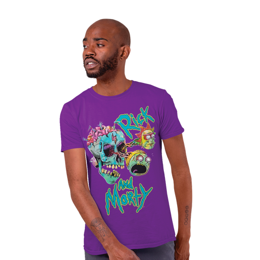 T-shirt Rick et Morty - Skull - Legend Icon T-shirt Rick et Morty