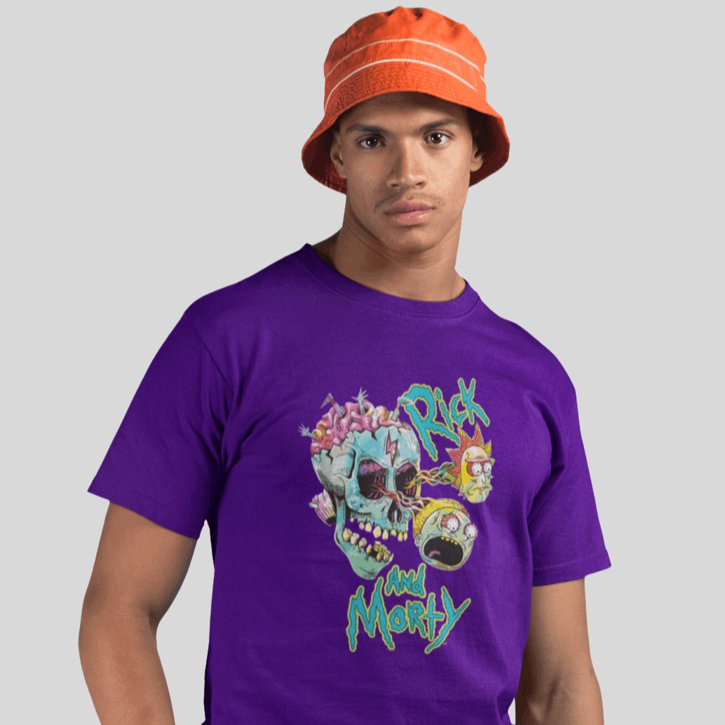 T-shirt Rick et Morty - Skull - Legend Icon T-shirt Rick et Morty