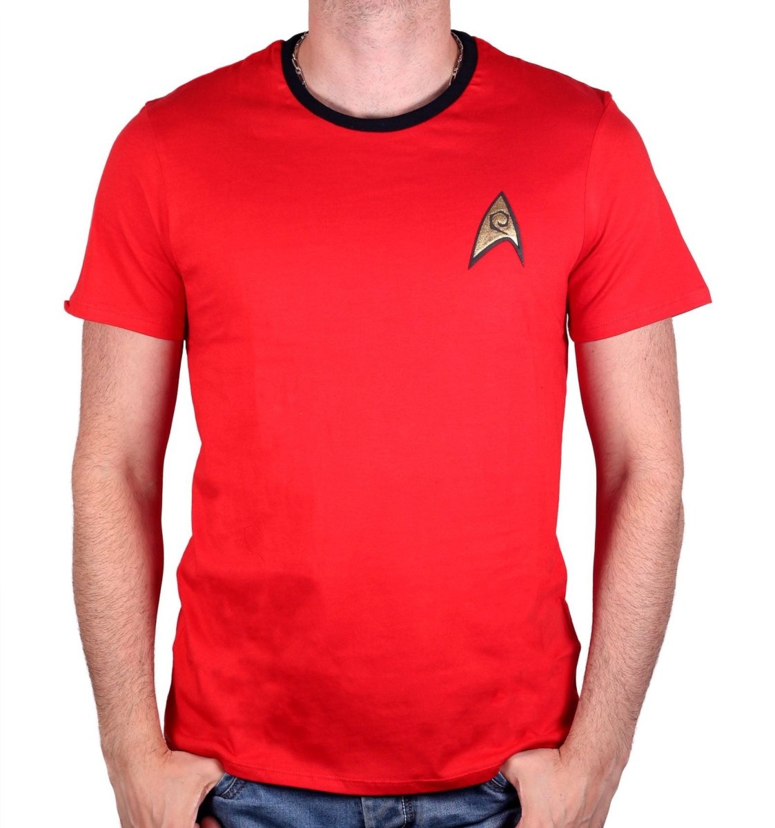 T-shirt Star Trek - Costume Scott Red - Legend Icon T-shirt Star Trek