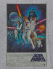 T-shirt Star Wars A New Hope Poster Gris Chinè