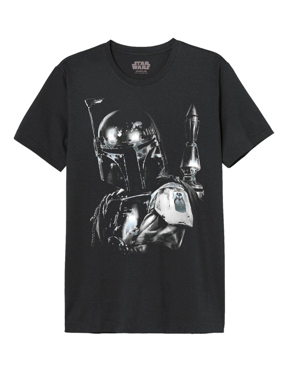 T-shirt Star Wars - Boba Fett Silver Millar - Legend Icon T-shirt Star Wars