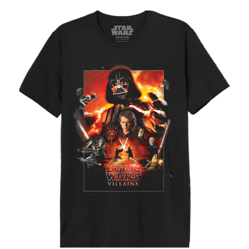 T-shirt Star Wars Officiel – Villains Dark Side - Legend Stuff - Star Wars - T-shirt
