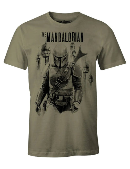 Star Wars The Mandalorian T-shirt - Mandalorian VS Stormtroopers 