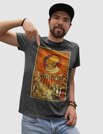 T-shirt Star Wars Officiel - Unite With Ackbar
