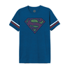T-shirt Superman Bleu Vintage Logo DC Comics Officiel