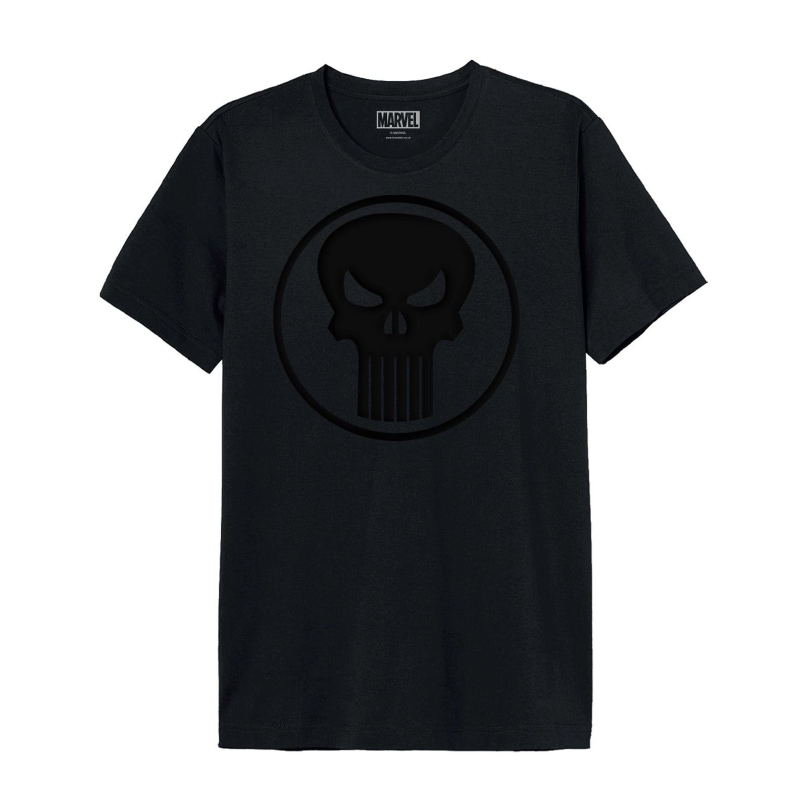 T-shirt The Punisher Marvel - PUNISHER SKULL 3D LOGO