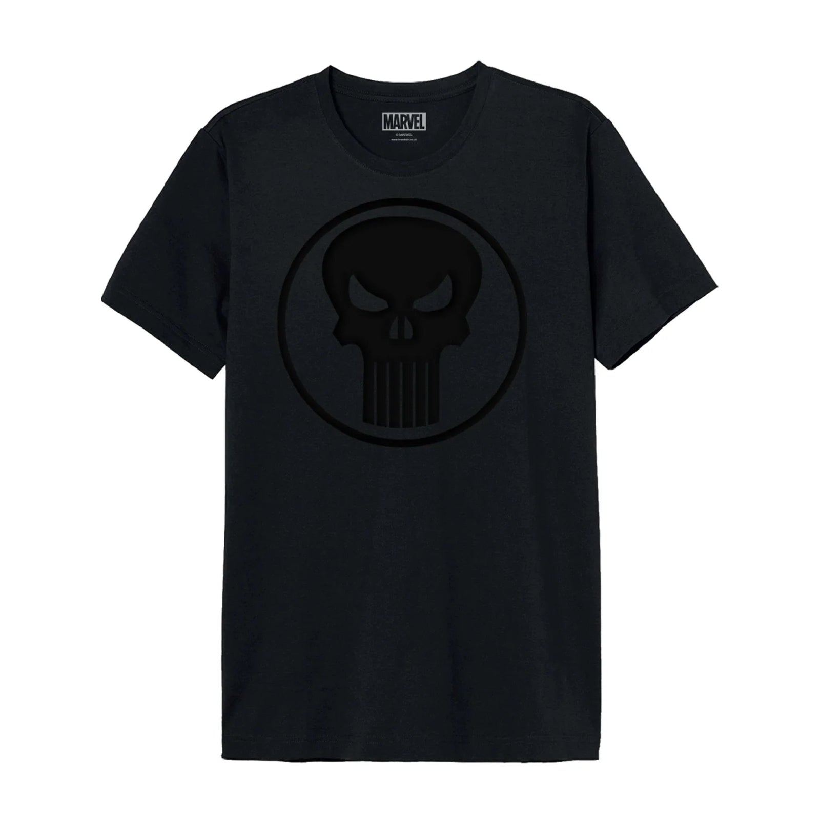T-shirt The Punisher Marvel - PUNISHER SKULL 3D LOGO