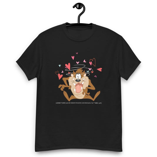 Tazmanian Devil Spinning with Hearts T-shirt