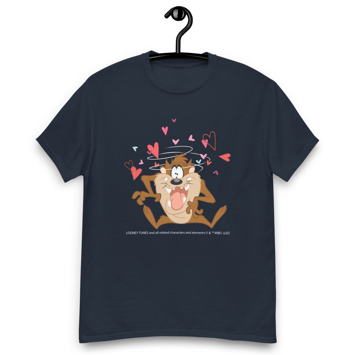 Tazmanian Devil Spinning with Hearts T-shirt