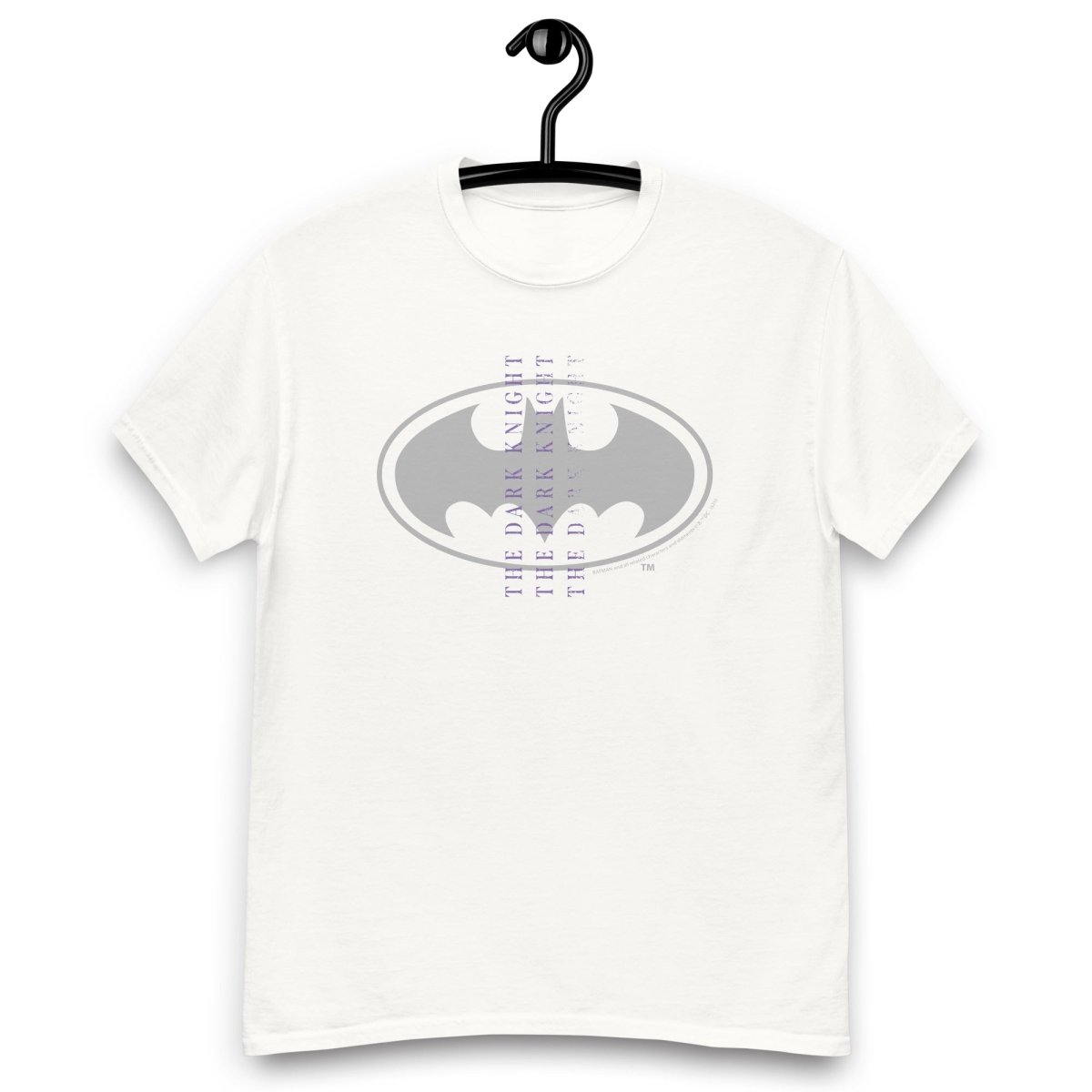 The Dark Knight Gotham Emblem Design T-shirt White S