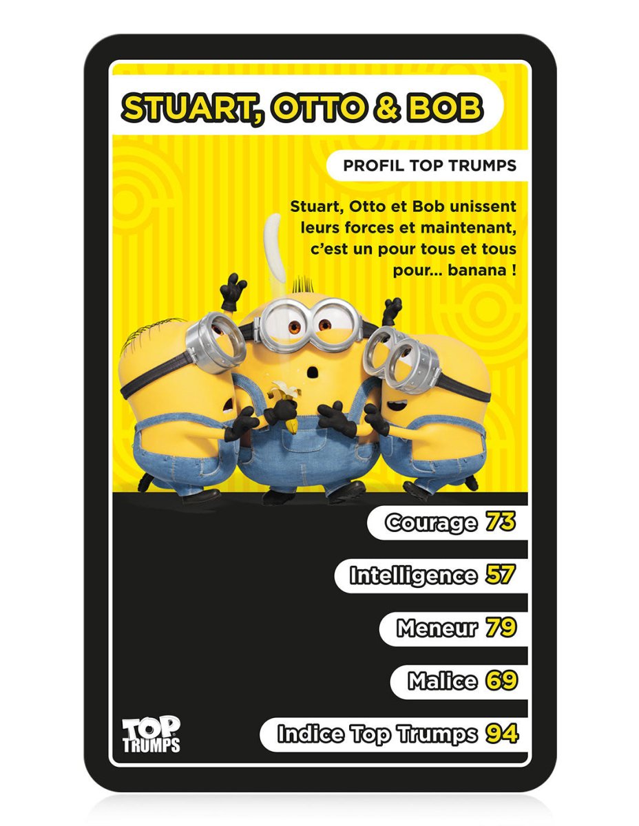 Top Trumps Minions 2 - Legend Icon Jeu de cartes Winning Moves