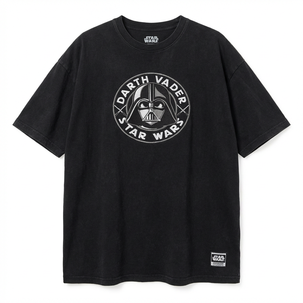 T-Shirt Oversize Emblème Dark Vador