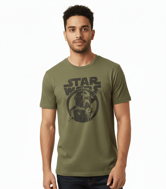 T-shirt Star Wars - Washed BOBA