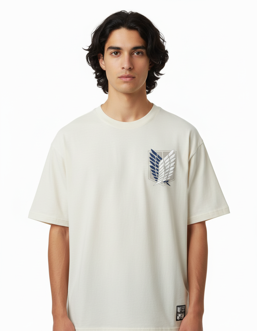 T-shirt L'Attaque des Titans Oversize - ATTACK ON TITANS TROUP
