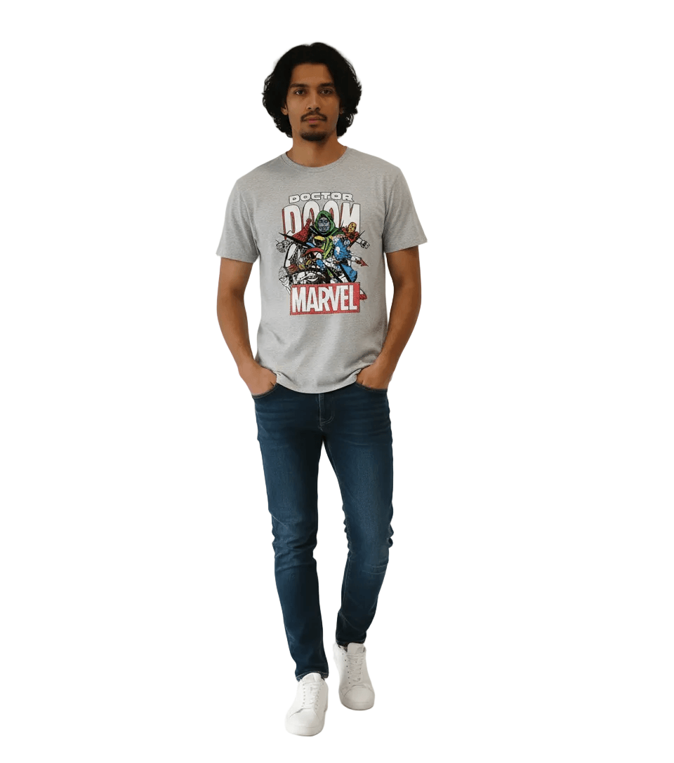 T-shirt Marvel Doctor Doom avec illustration de super-héros pour homme