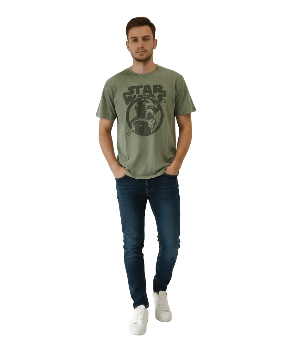 T-shirt Star Wars - Washed BOBA