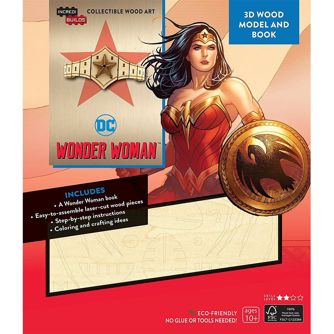 DC Comics Wonder Woman Wooden Model Kit - Tiara