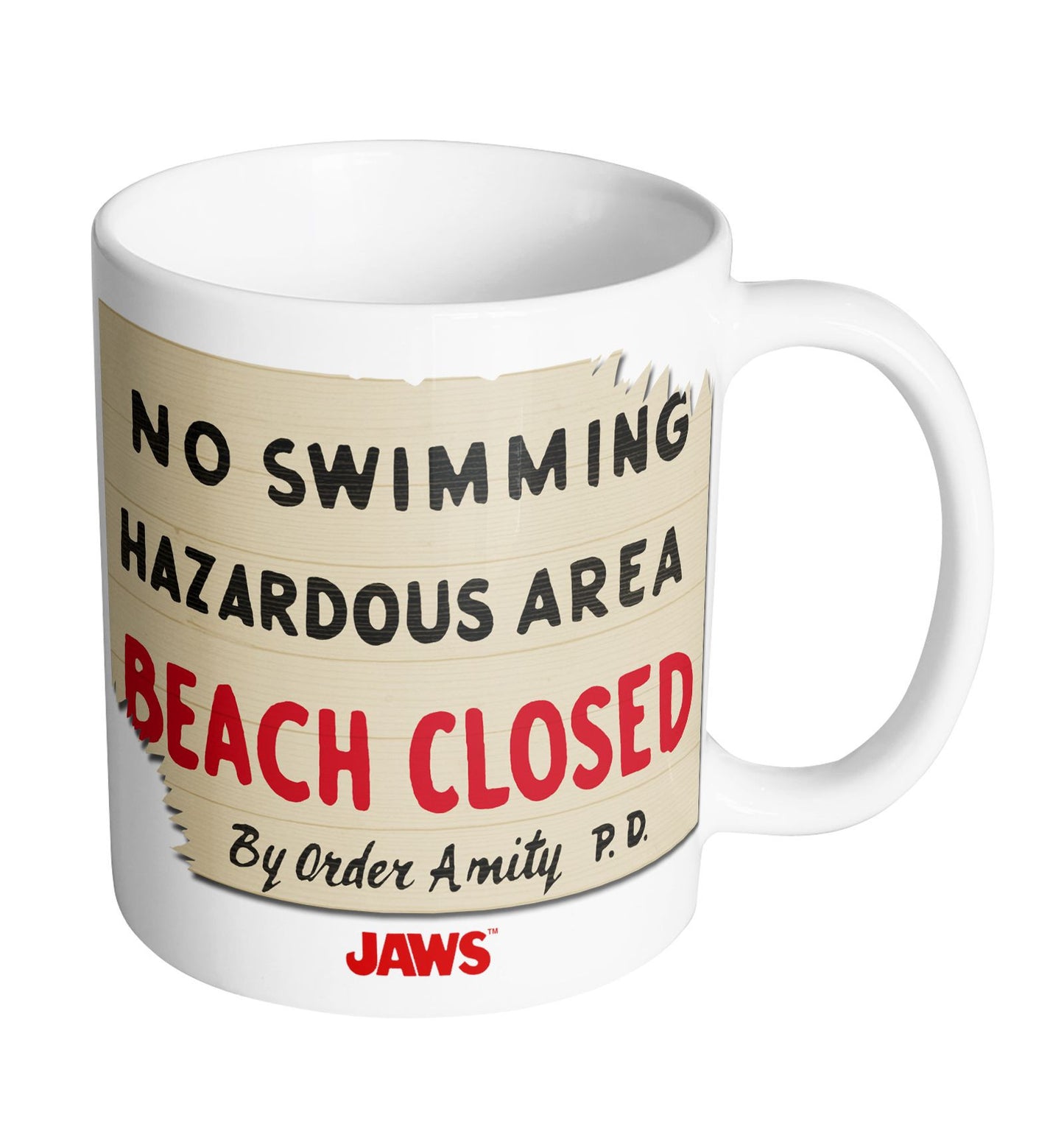 Mug Jaws - Beach Closed