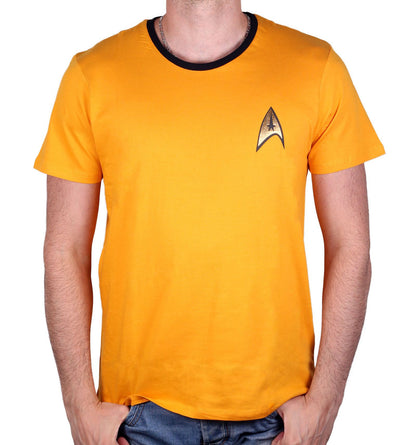 T-shirt Star Trek - Costume Kirk Yellow