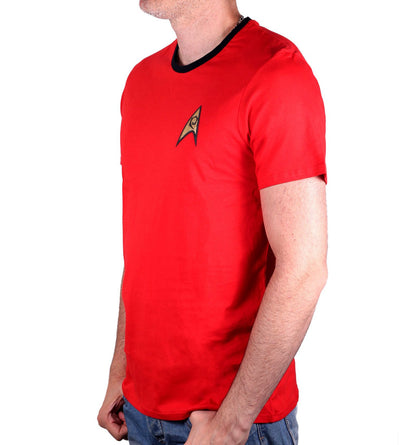 T-shirt Star Trek - Costume Scott Red