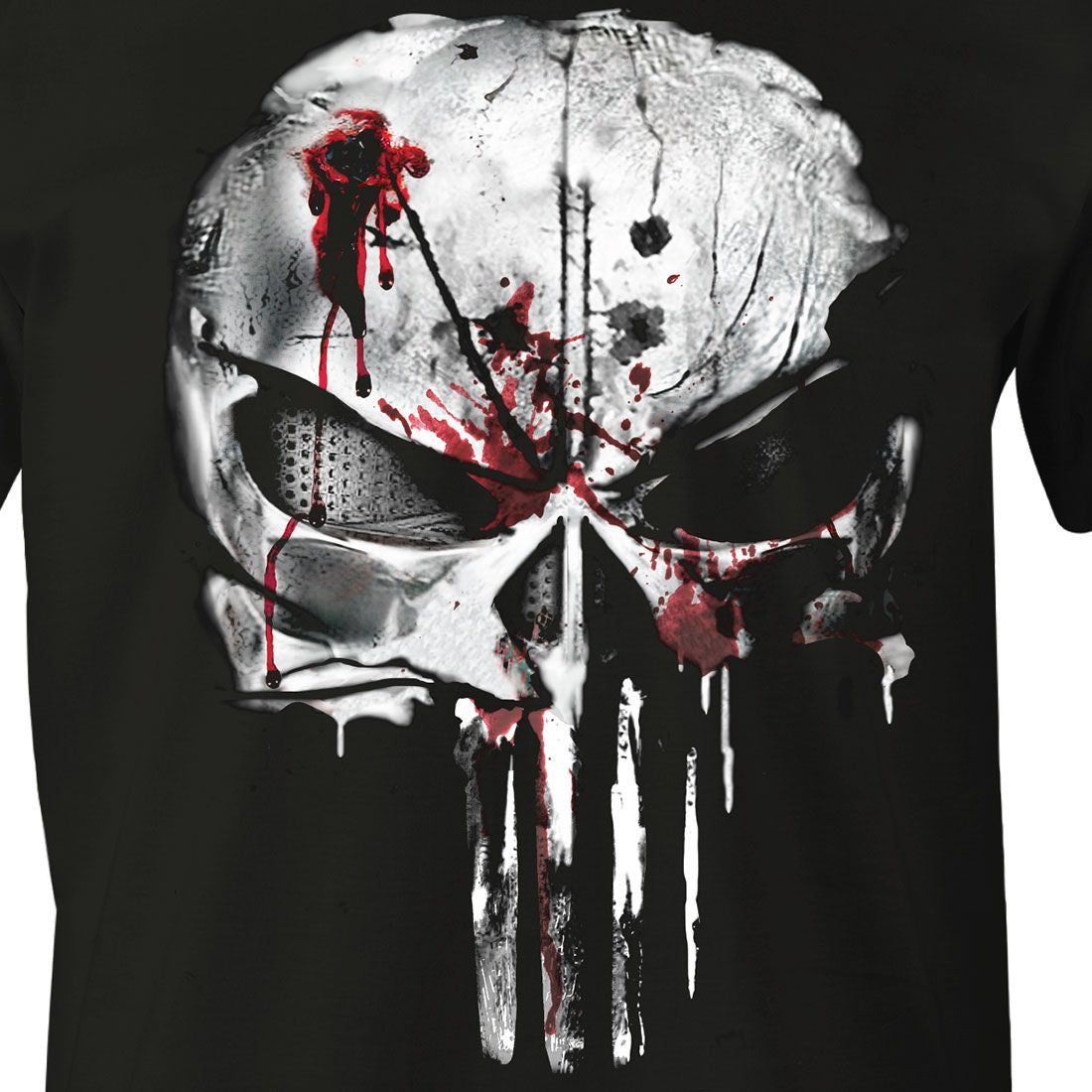 The Punisher Marvel T-shirt - Bloody Skull
