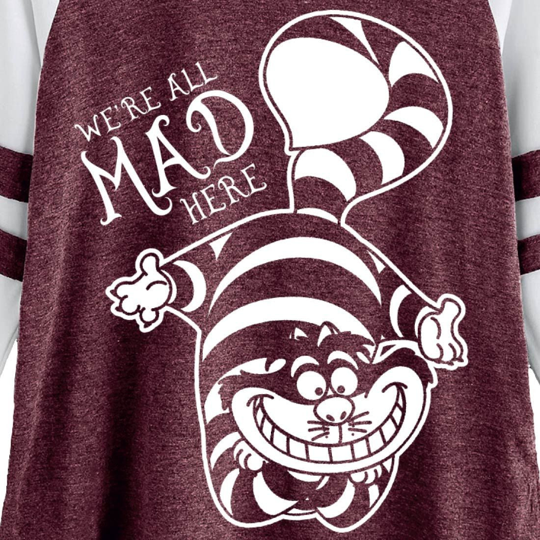 Disney Alice in Wonderland Women's T-shirt - Mad Cheshire Cat