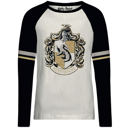 Harry Potter Women's T-shirt - Hufflepuff Gold Glitter