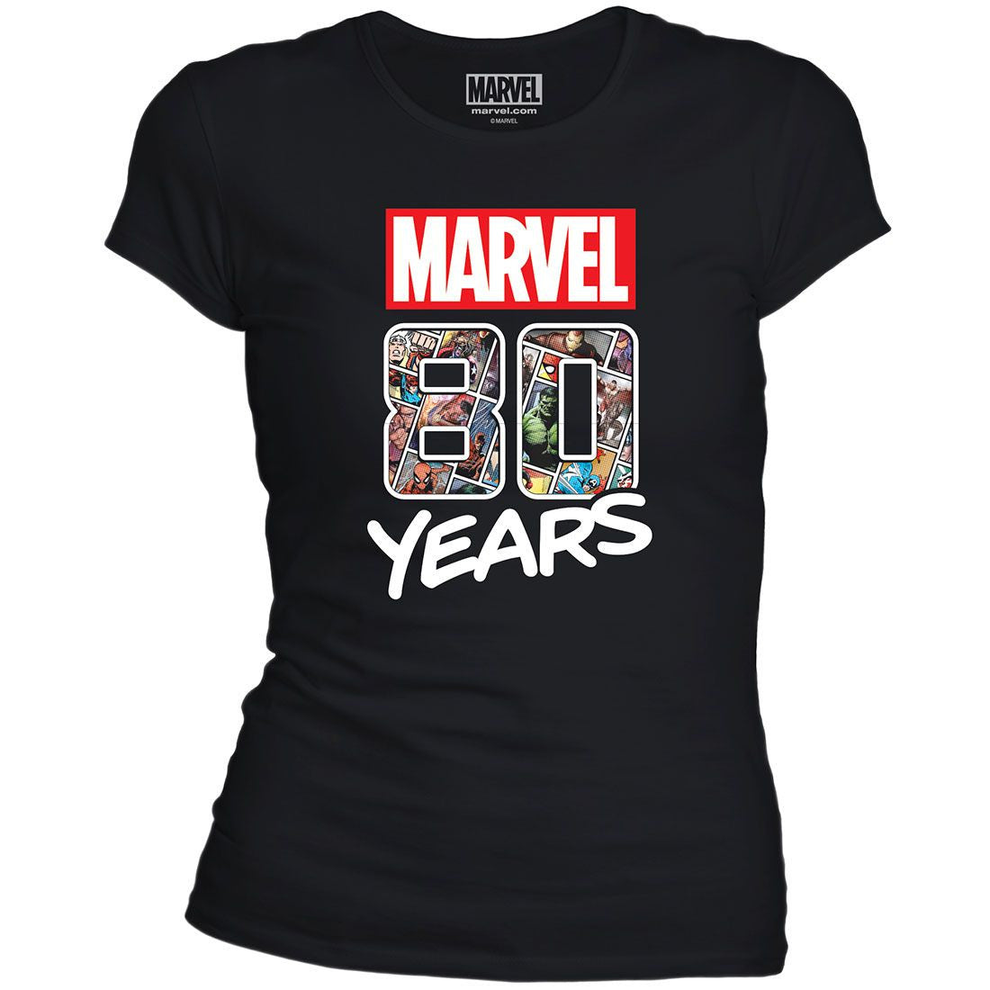 T-shirt Femme Marvel - Marvel 80 Years