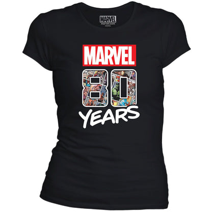 T-shirt Femme Marvel - Marvel 80 Years