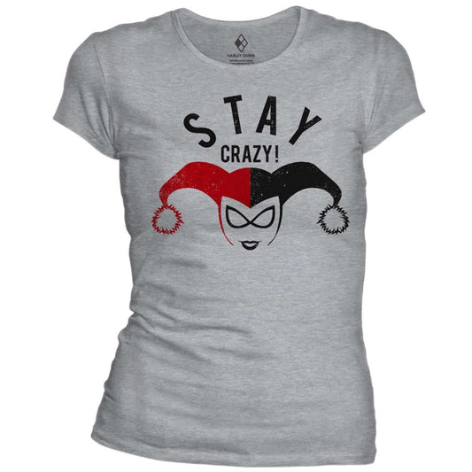 Harley Quinn DC Comics Women's T-shirt - Stay Crazy