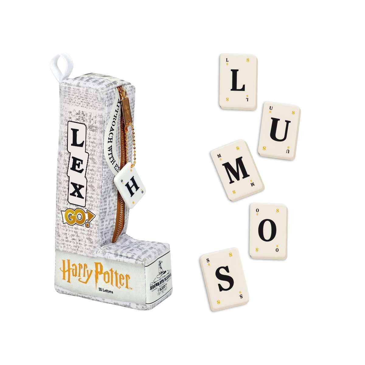 LEX GO 55 Letters - Harry Potter - Board Game - French Version