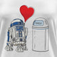 T-shirt Femme Star Wars - R2D2 Trash Love
