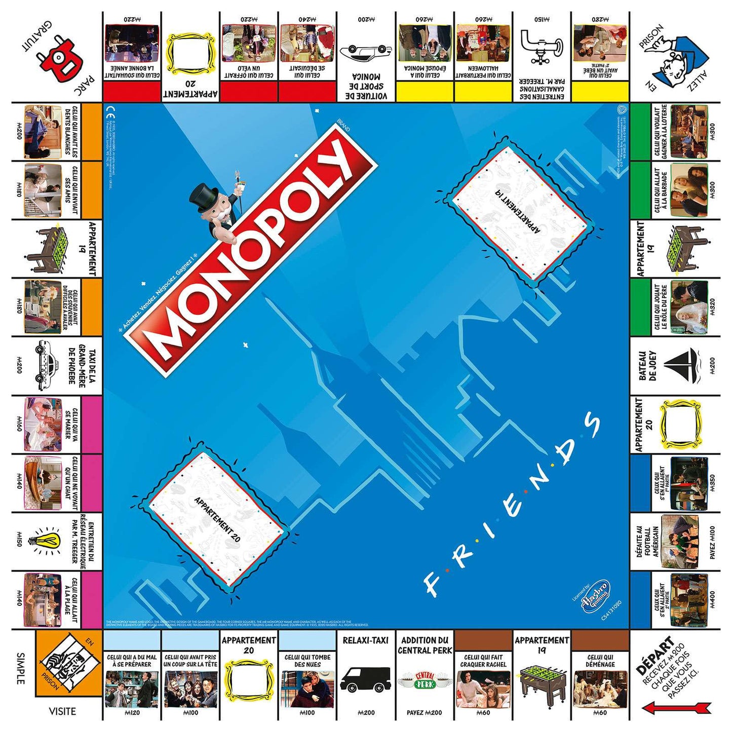 Monopoly Friends - Board Game - French Version