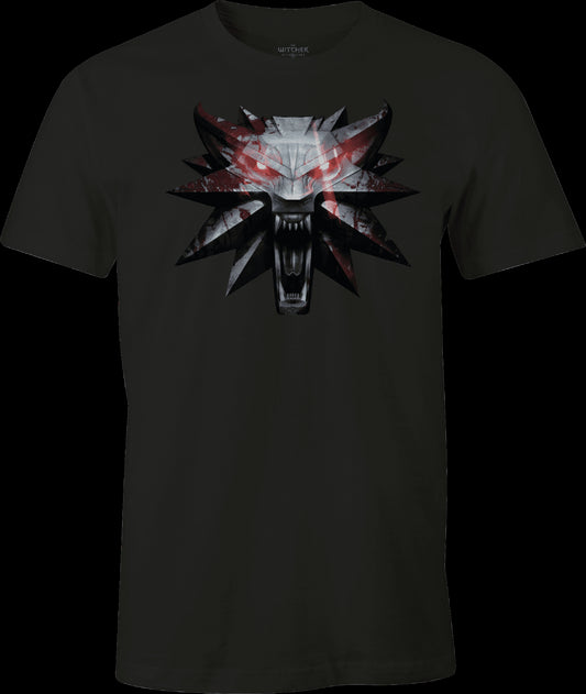 The Witcher T-shirt - Wolf Medallion
