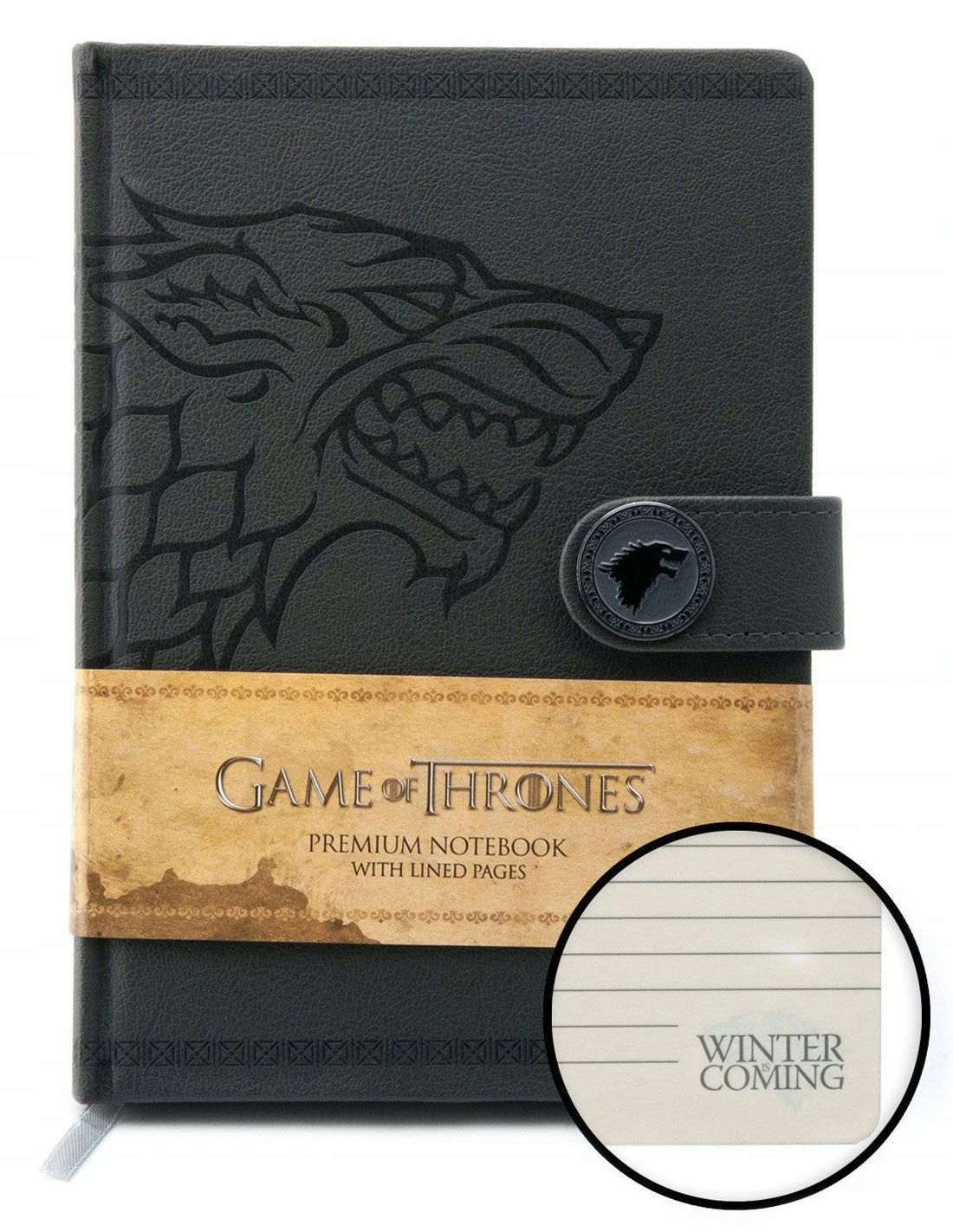 A5 Premium Game of Thrones Notebook - Stark