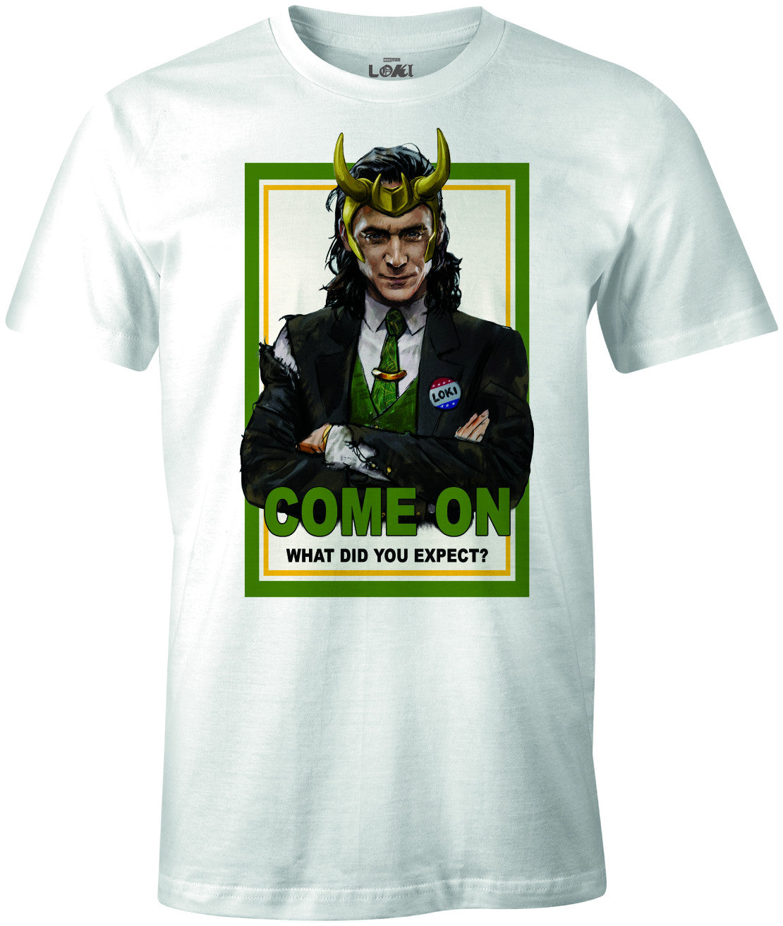 T-shirt Loki MARVEL - WHAT DID YOU EXPECT