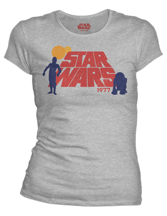 T-shirt Femme Star Wars - Droids
