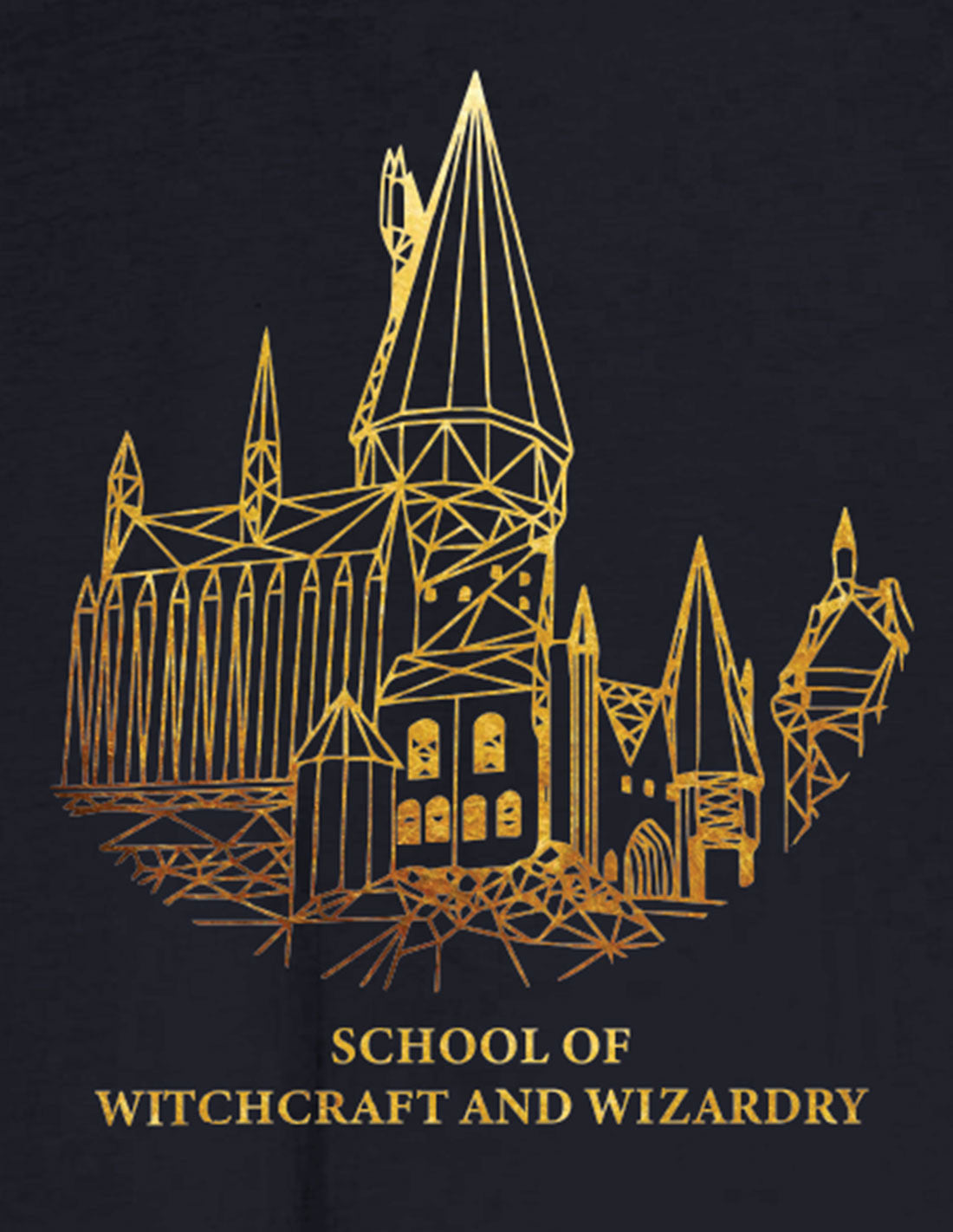 Harry Potter Women's T-shirt - Golden Hogwarts