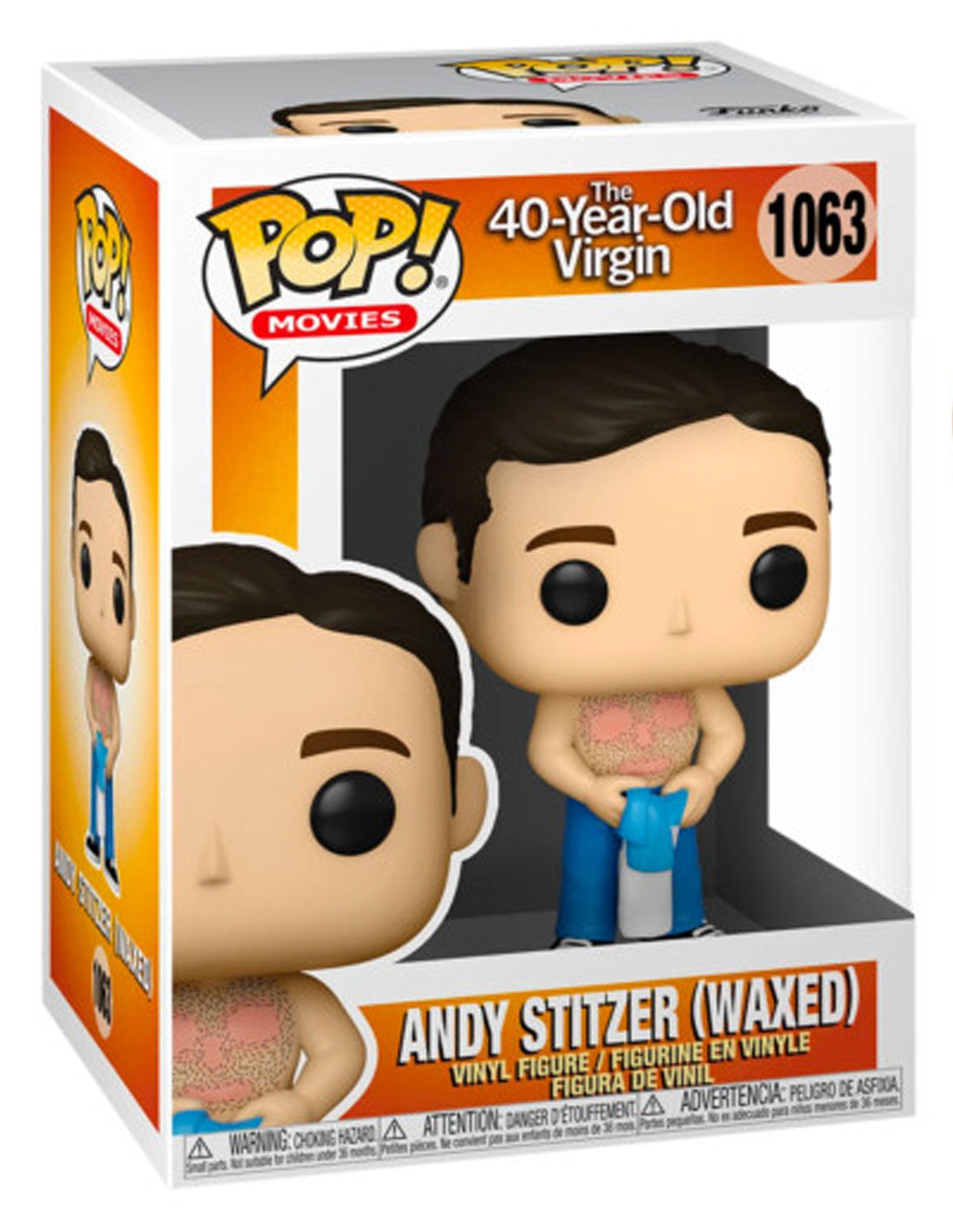 Figurine Funko POP - 40 ans, toujours puceau - POP! Andy Stitzer (Waxed)