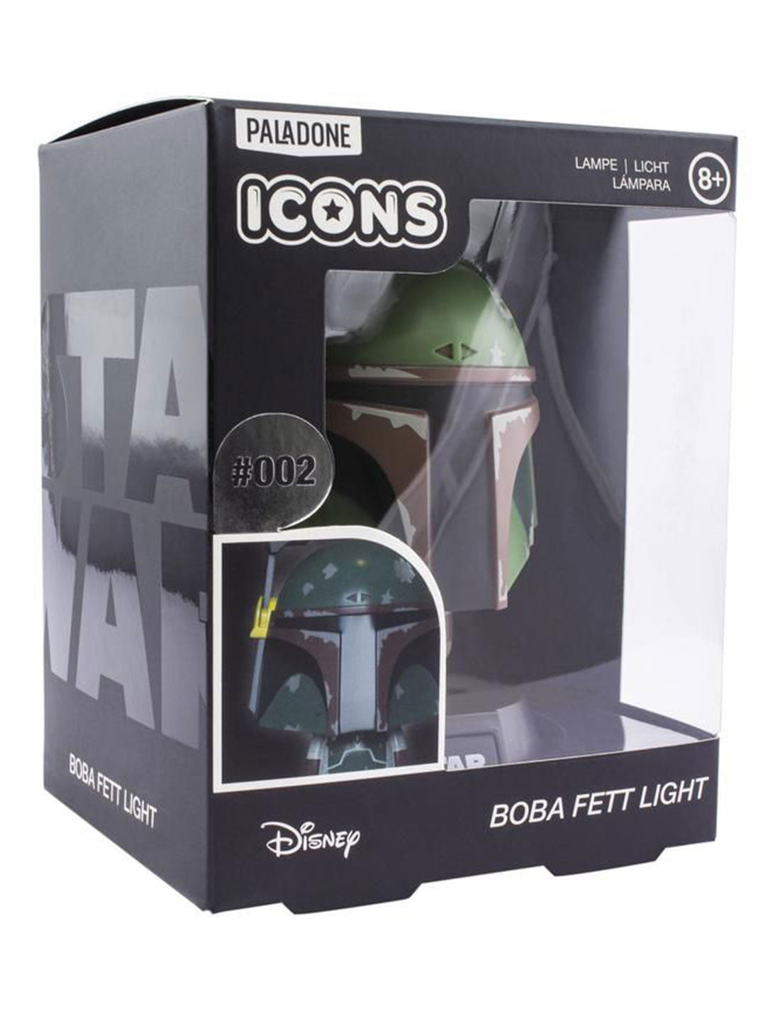 Star Wars Lamp - Boba Fett Icon Light V2