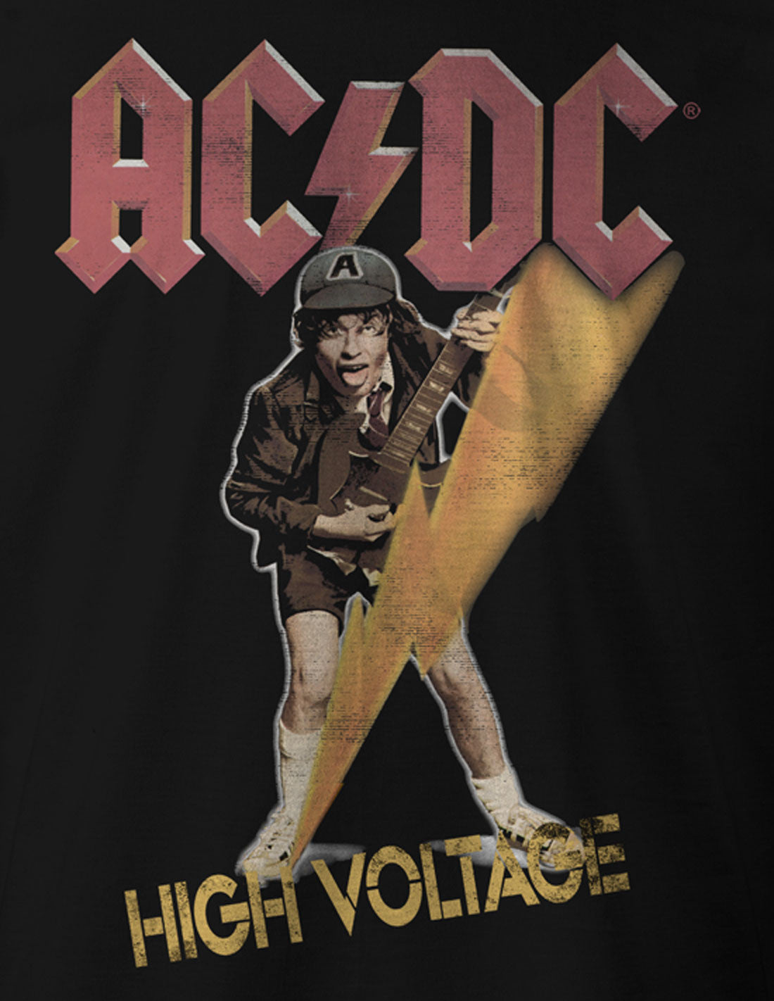 AC/DC T-shirt - High Voltage Album Cover