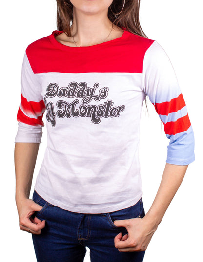 T-shirt Femme DC Comics - Sucide Squad - Daddy's Lil Monsters
