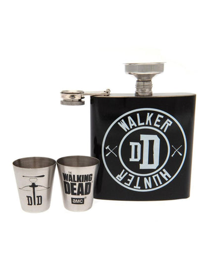The Walking Dead Hip Flask Gift Set