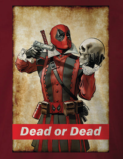 T-shirt Deadpool Marvel - Dead or Dead
