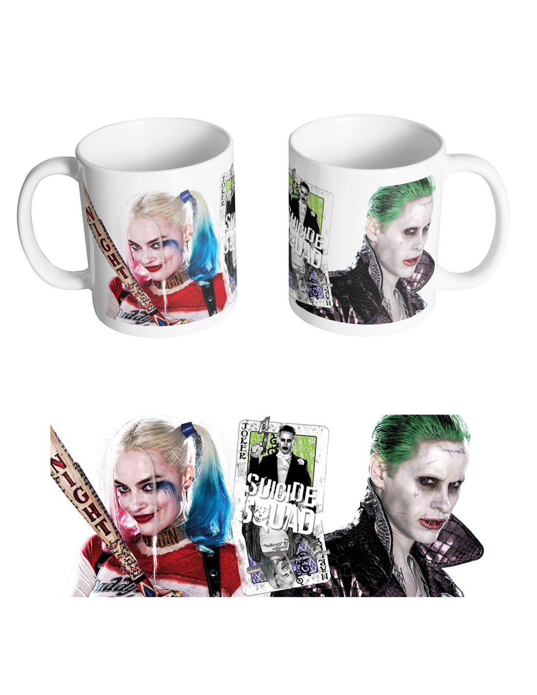 DC Comics Suicide Squad Mug - Harley &amp; Joker Card