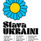 White T-shirt SLAVA UKRAINI