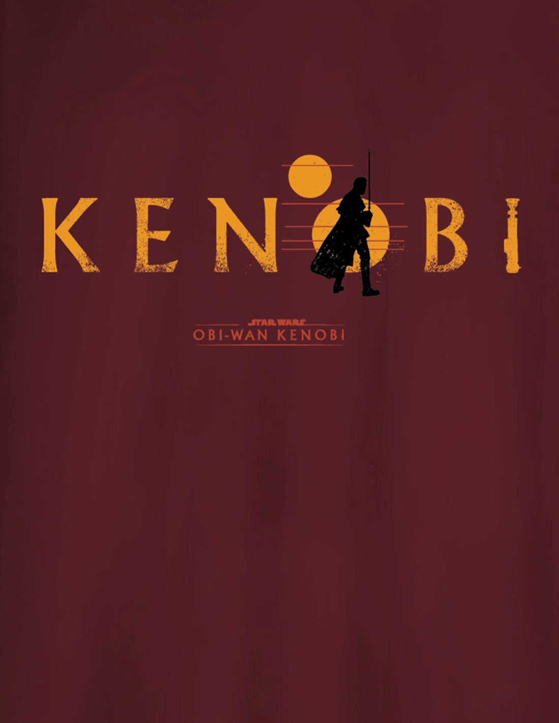 T-shirt Obi-Wan Kenobi Star Wars - Silhouette Logo