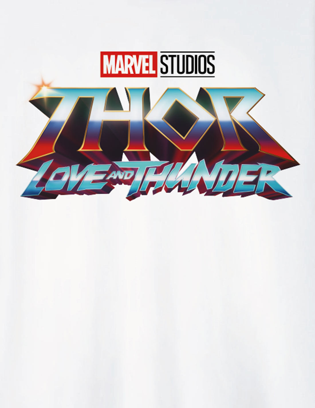T-shirt Thor Love and Thunder Marvel - Logo