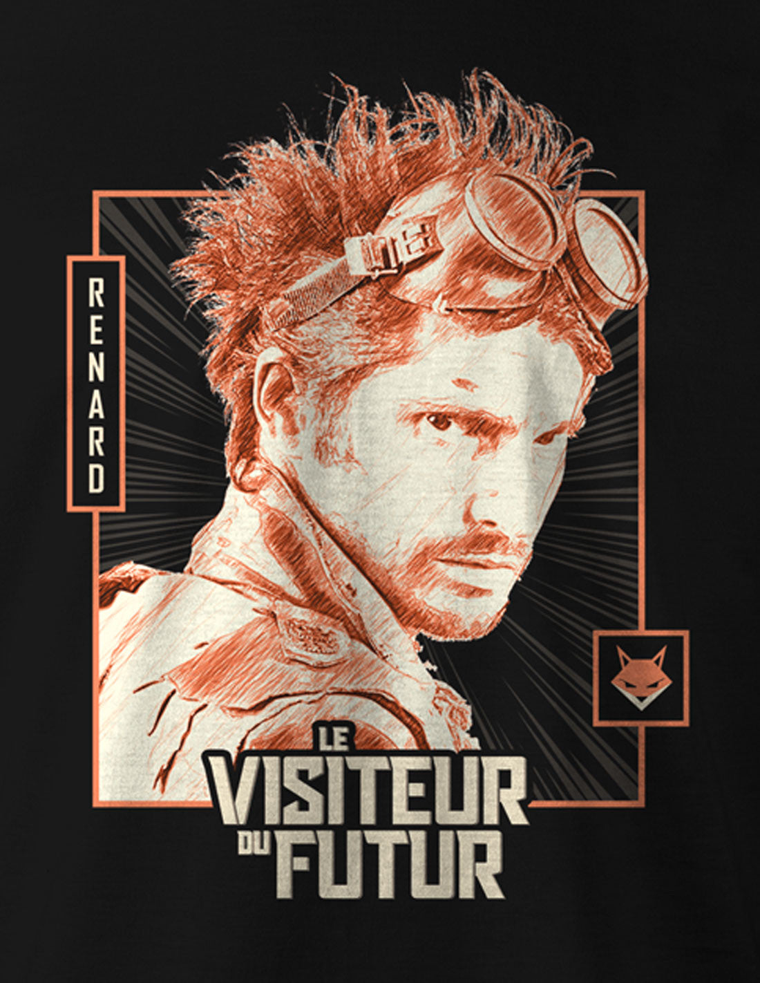The Visitor from the Future T-shirt - Fox