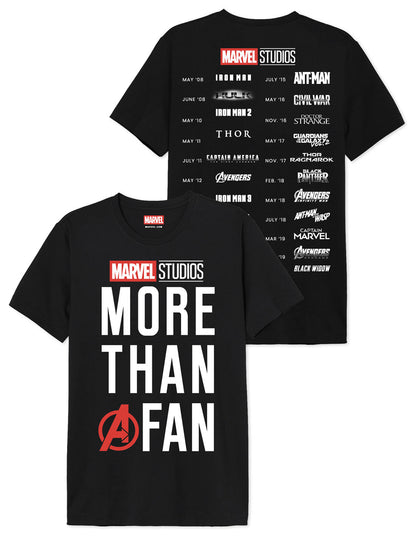 T-shirt Marvel Studios - More Than A Fan